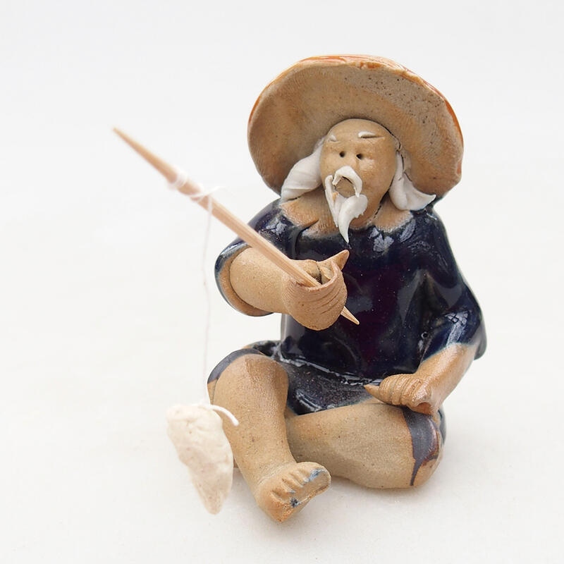 Ceramic figurine - Fisherman F25