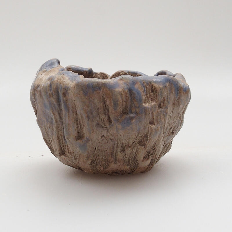 Ceramic Shell 6.5 x 6.5 x 5.5 cm, color blue