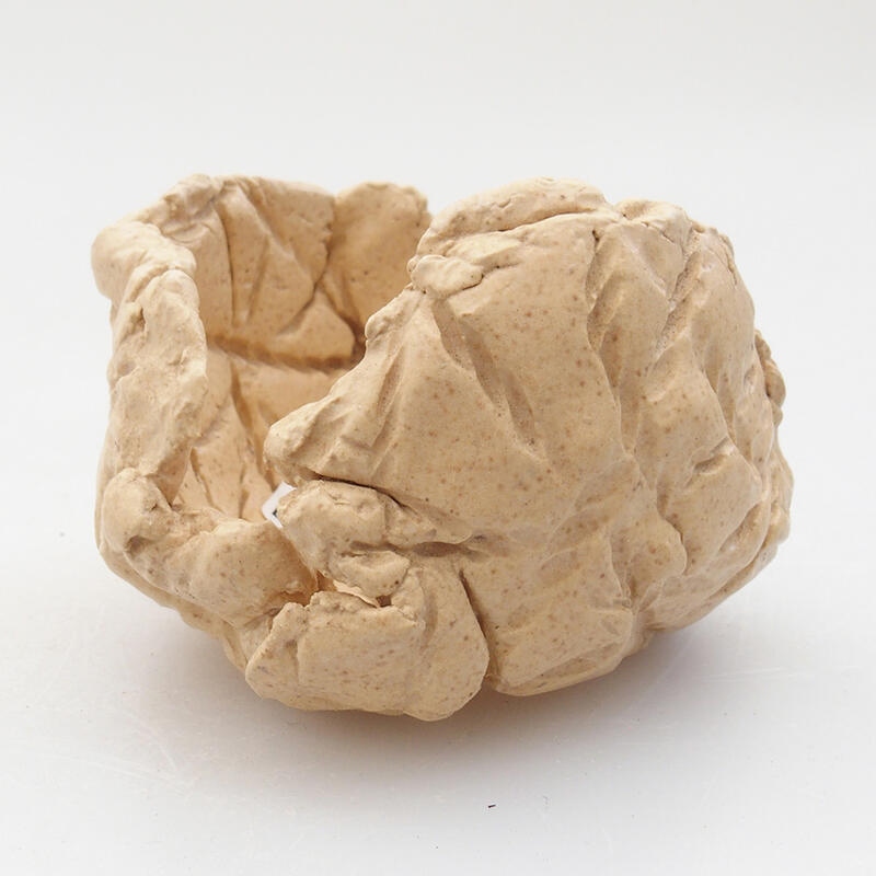 Ceramic shell 7 x 7 x 5 cm, color beige