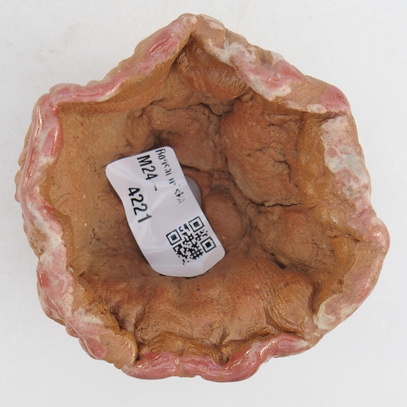 Ceramic shell 8,5 x 8 x 5,5 cm , colour pink