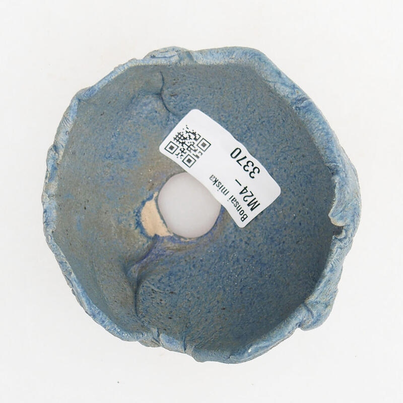 Ceramic Shell 8 x 7.5 x 7 cm, color blue