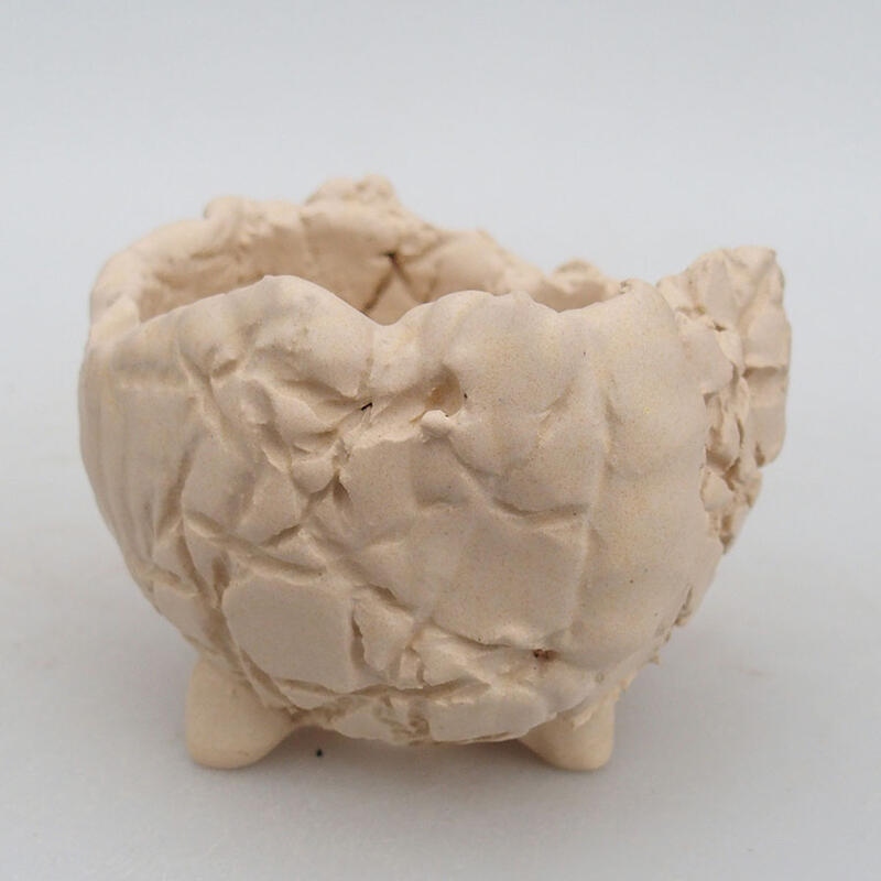 Ceramic shell 9 x 9 x 7 cm, color beige