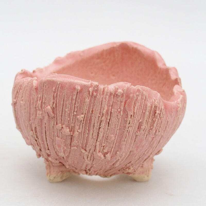 Ceramic shell 9 x 9 x 7 cm, color pink