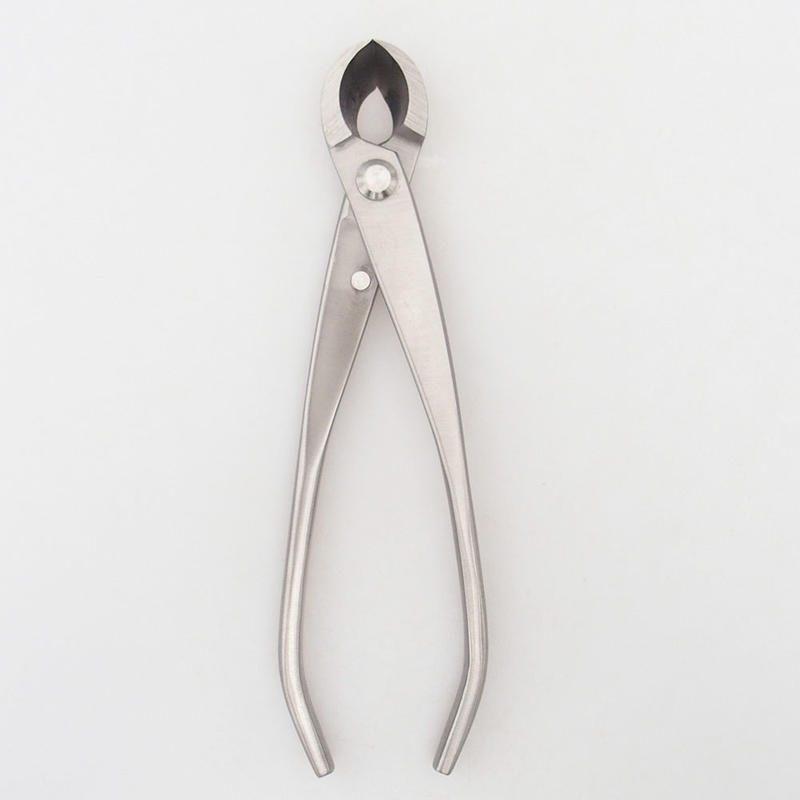 Concave pliers half-round 18 cm - stainless steel