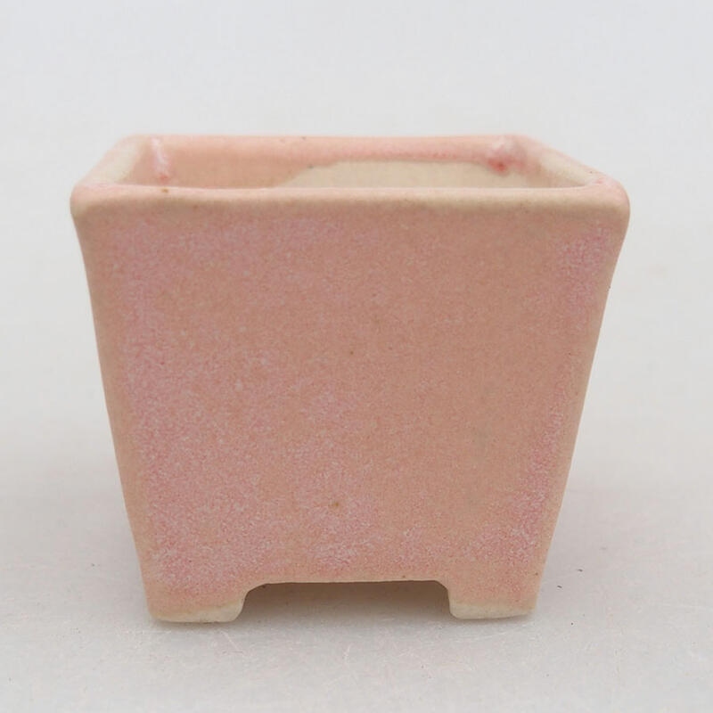 Mini bonsai bowl 3.5 x 3.5 x 3.5 cm, color pink