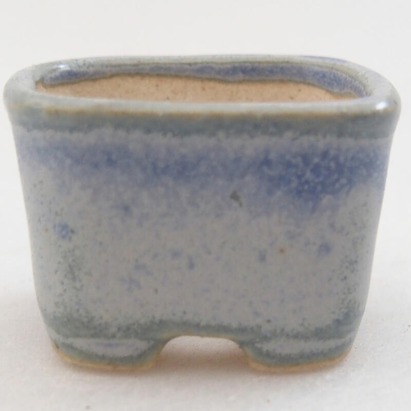 Mini bonsai bowl 3 x 2.5 x 2 cm, color blue