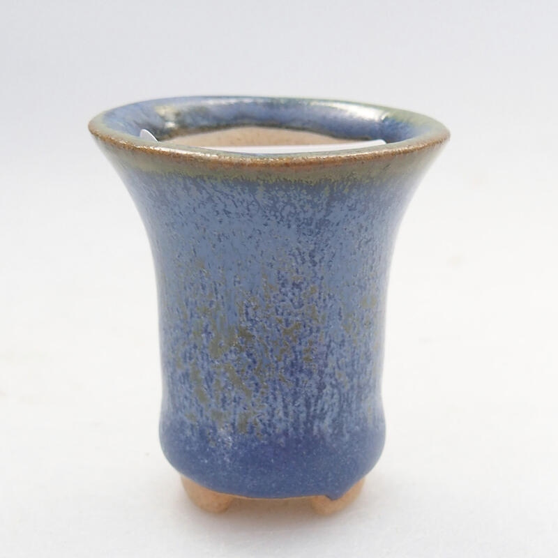 Mini bonsai bowl 3 x 3 x 3.5 cm, color blue