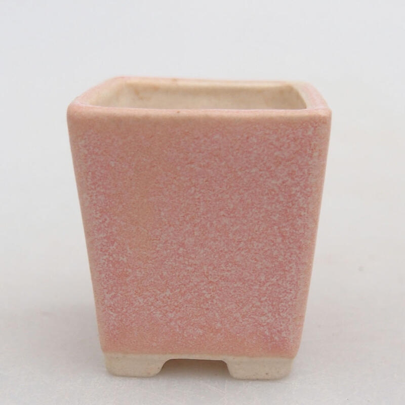 Mini bonsai bowl 3 x 3 x 3.5 cm, color pink