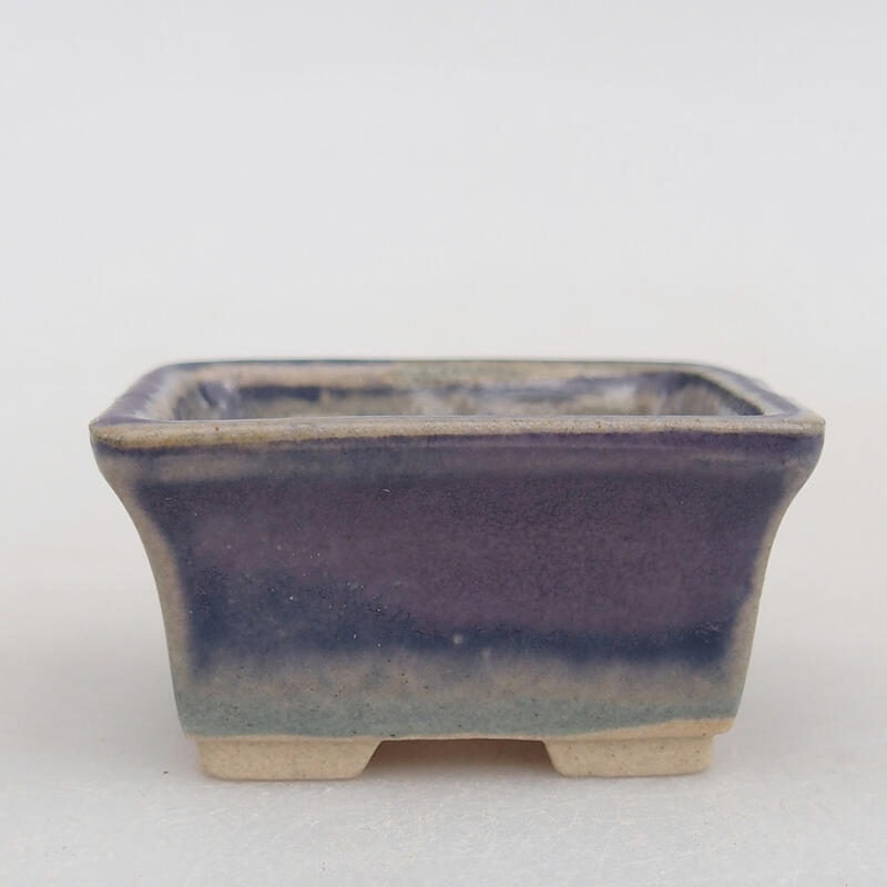 Mini bonsai bowl 4.5 x 3.5 x 2.5 cm, color purple