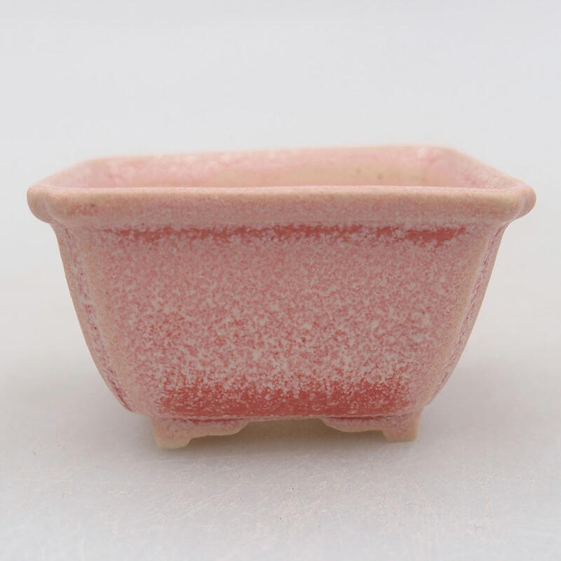 Mini bonsai bowl 4.5 x 3.5 x 2.5 cm, color pink