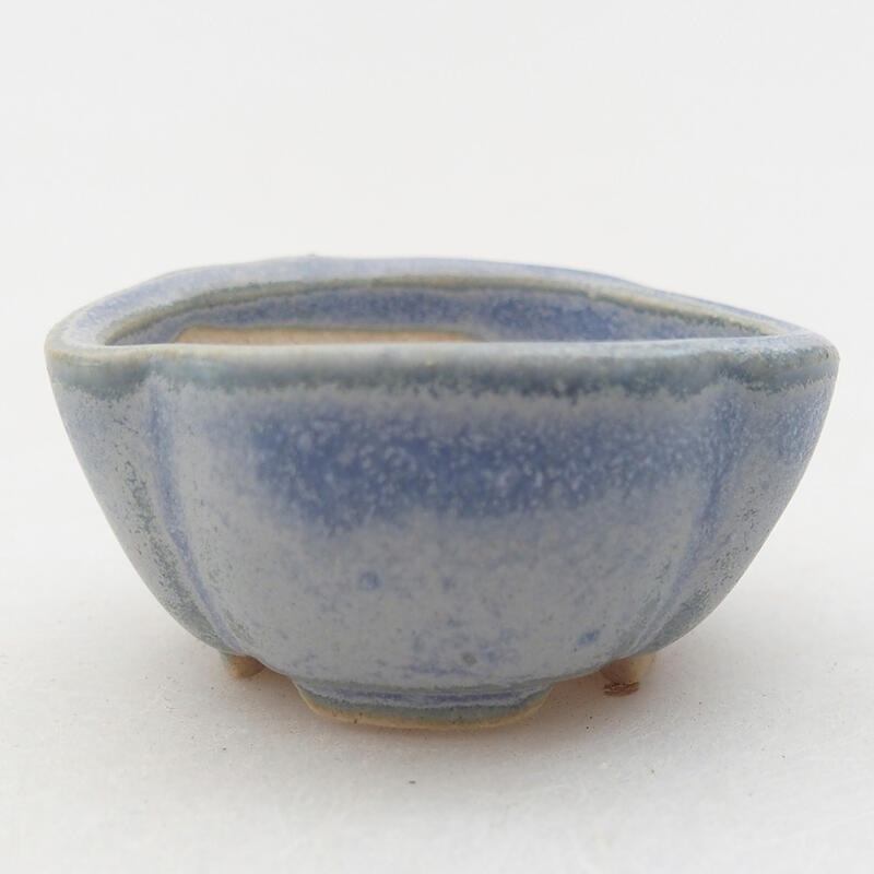 Mini bonsai bowl 4.5 x 4 x 2 cm, color blue