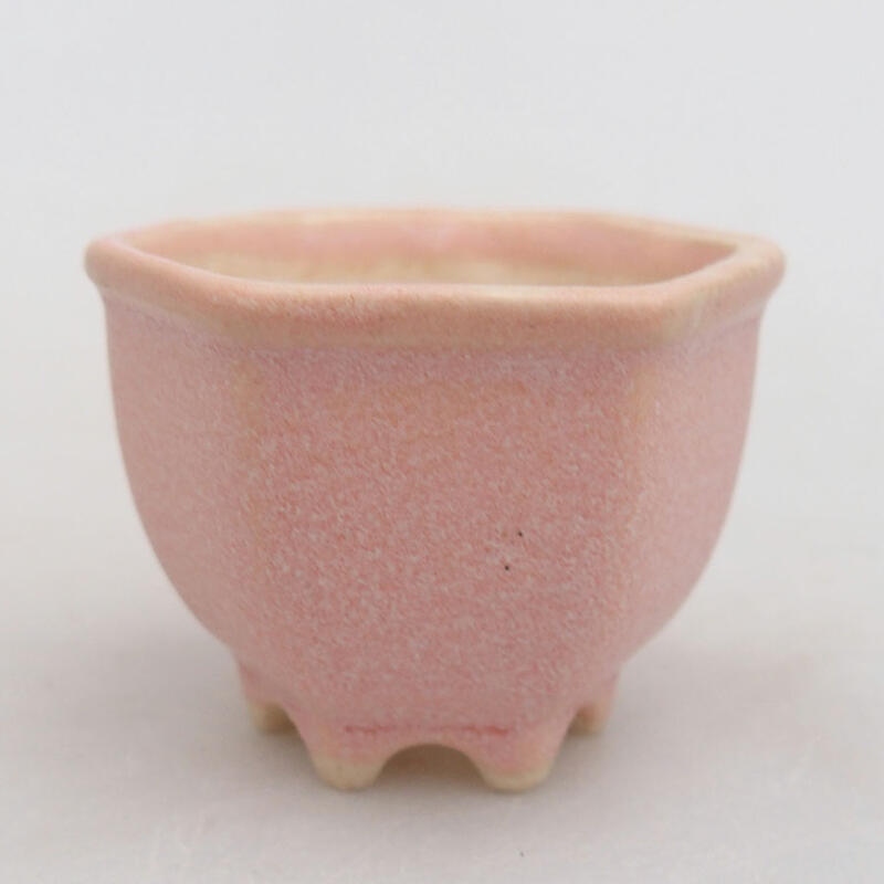 Mini bonsai bowl 4.5 x 4 x 3 cm, color pink