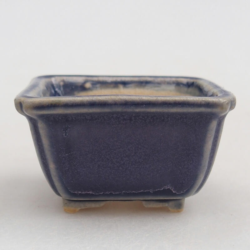 Mini bonsai bowl 4 x 3.5 x 2.5 cm, color purple