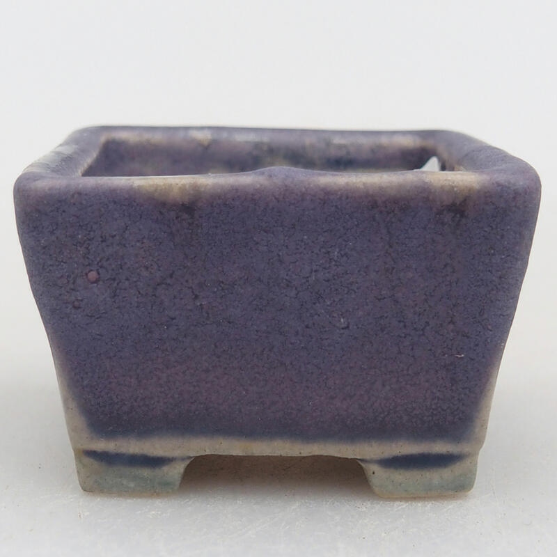 Mini bonsai bowl 4 x 4 x 2.5 cm, color purple