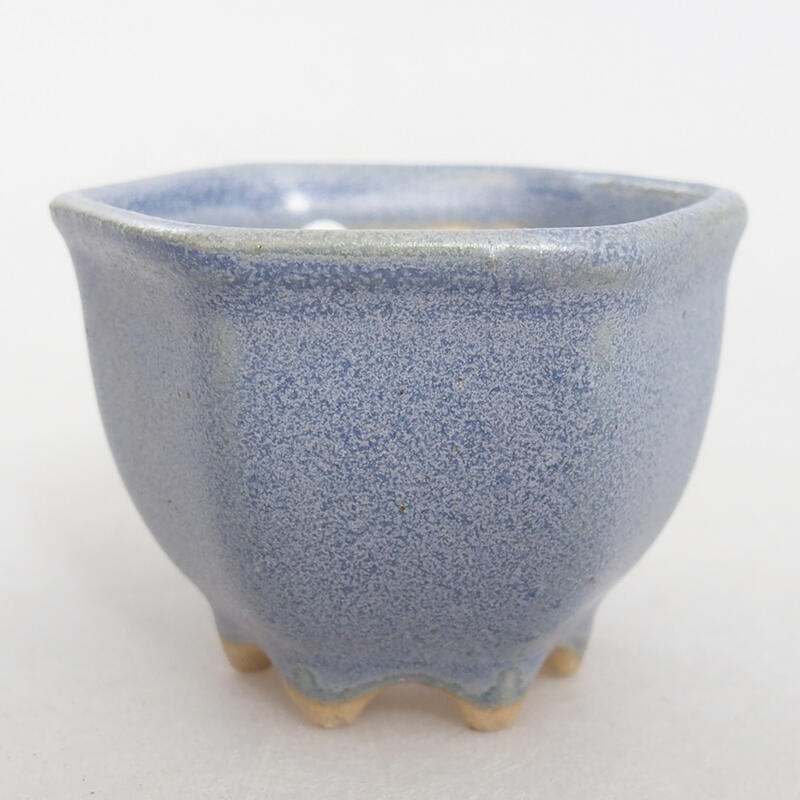 Mini bonsai bowl 4 x 4 x 3 cm, color blue