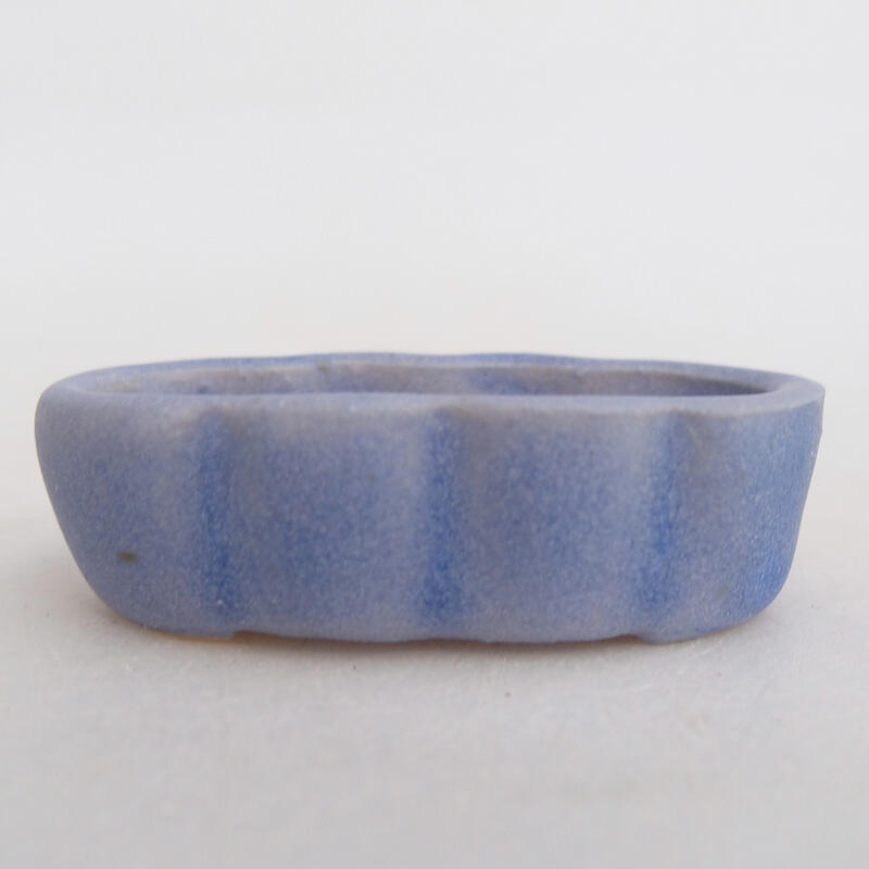 Mini bonsai bowl 5.5 x 3 x 1.5 cm, color blue