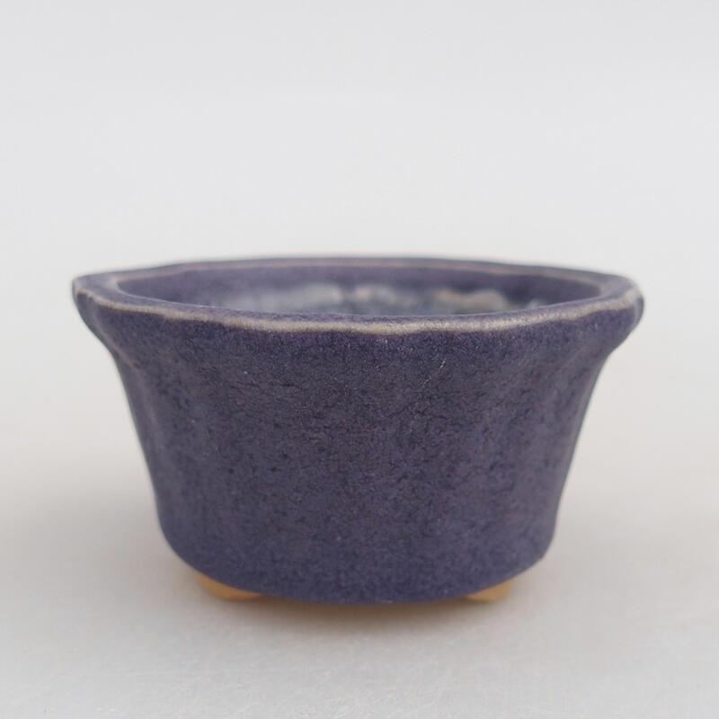 Mini bonsai bowl 5.5 x 5.5 x 3 cm, color purple