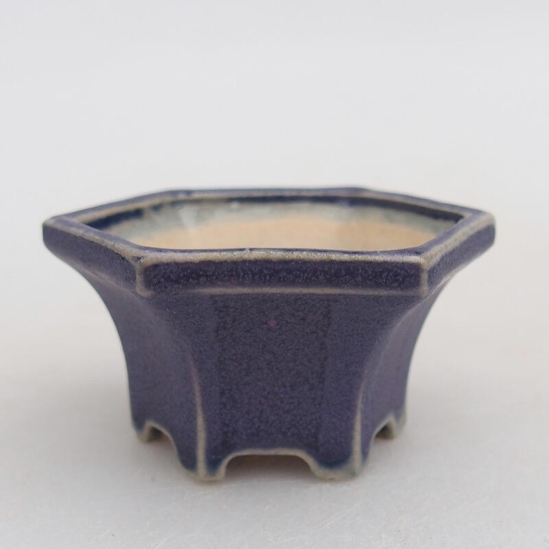 Mini bonsai bowl 5.5 x 5 x 3 cm, color purple