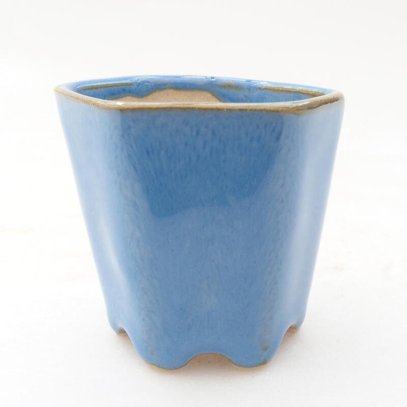 Mini bonsai bowl 5.5 x 5 x 5 cm, color blue