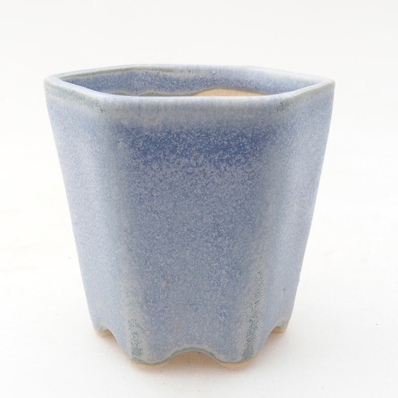 Mini bonsai bowl 5.5 x 5 x 5 cm, color blue