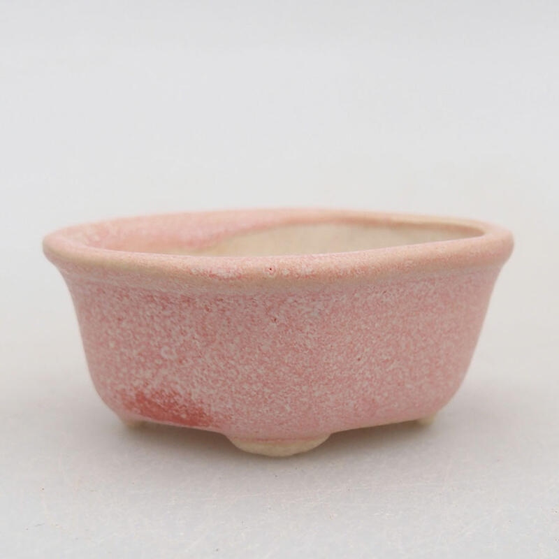 Mini bonsai bowl 5 x 4 x 2 cm, color pink