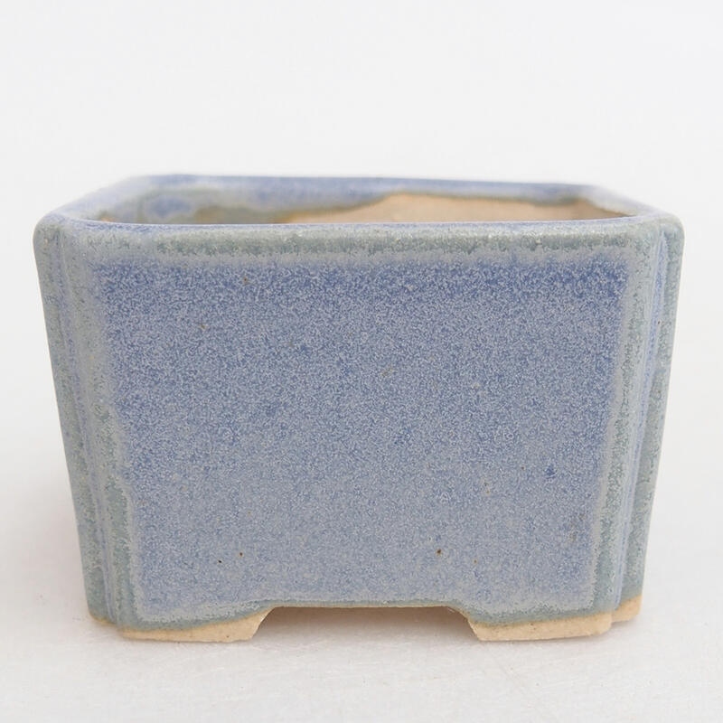 Mini bonsai bowl 5 x 5 x 3.5 cm, color blue