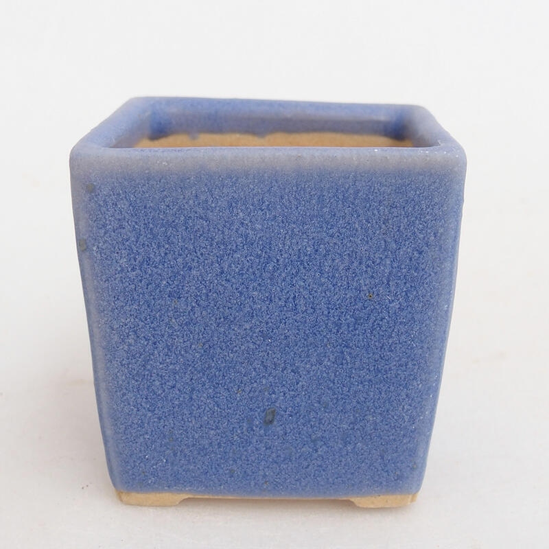 Mini bonsai bowl 5 x 5 x 5 cm, color blue