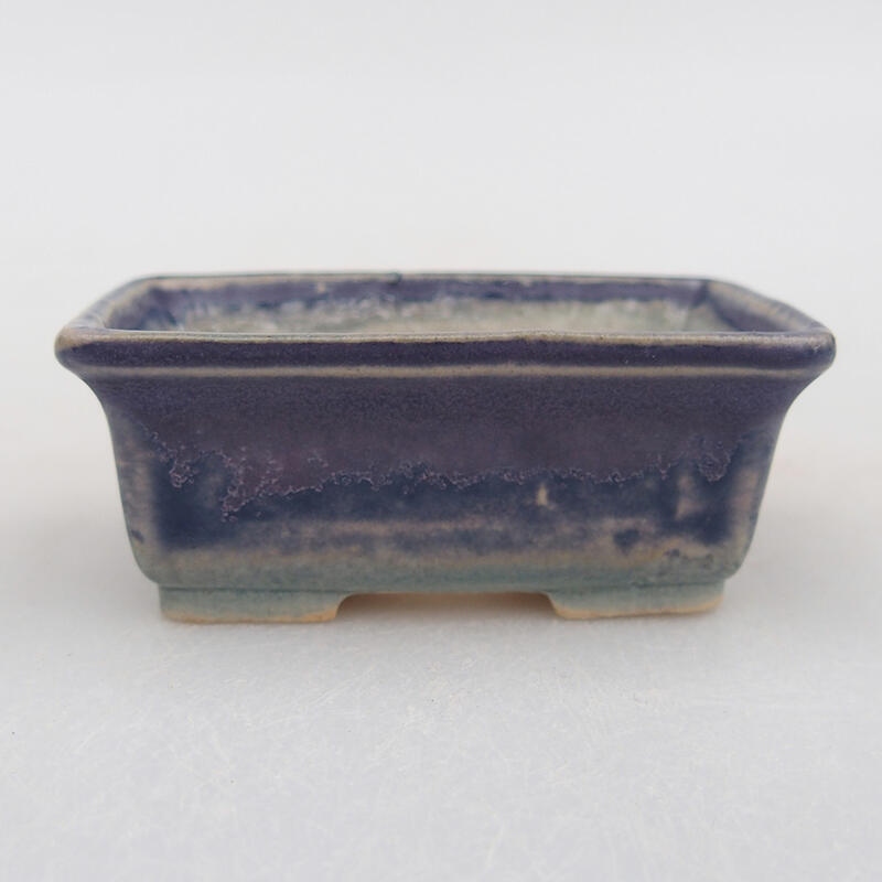 Mini bonsai bowl 6.5 x 4 x 2.5 cm, color purple