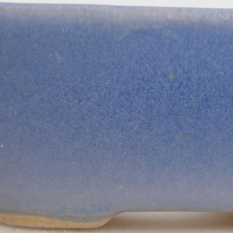 Mini bonsai bowl 6 x 4.5 x 2.5 cm, color blue