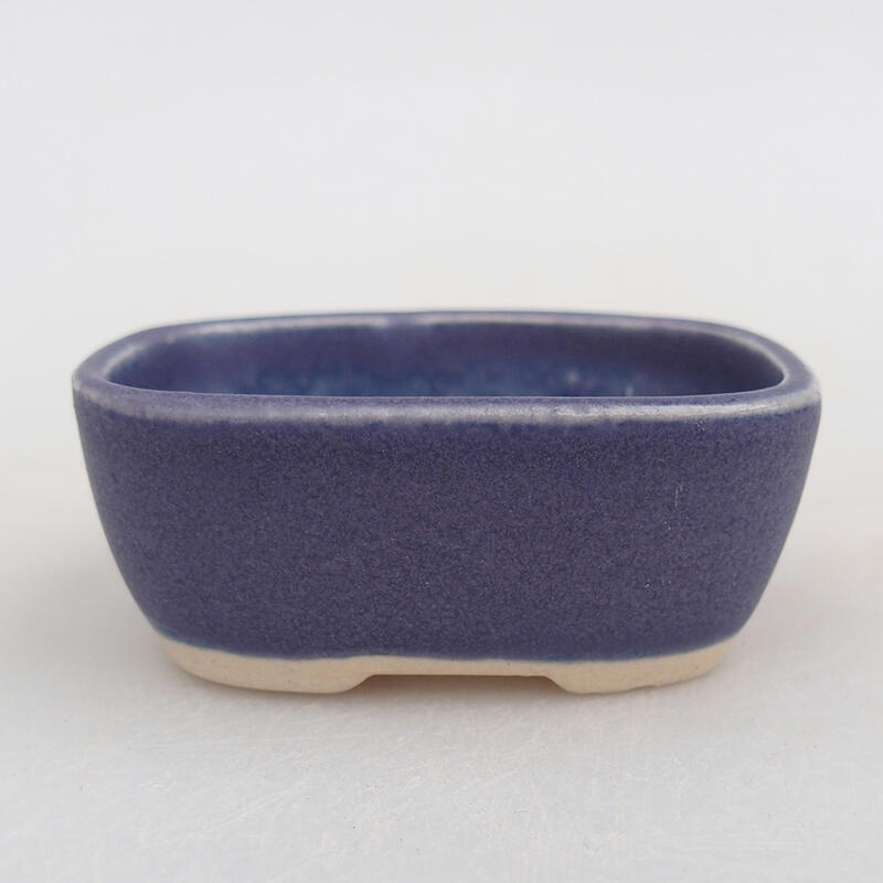 Mini bonsai bowl 6 x 5 x 2.5 cm, color purple