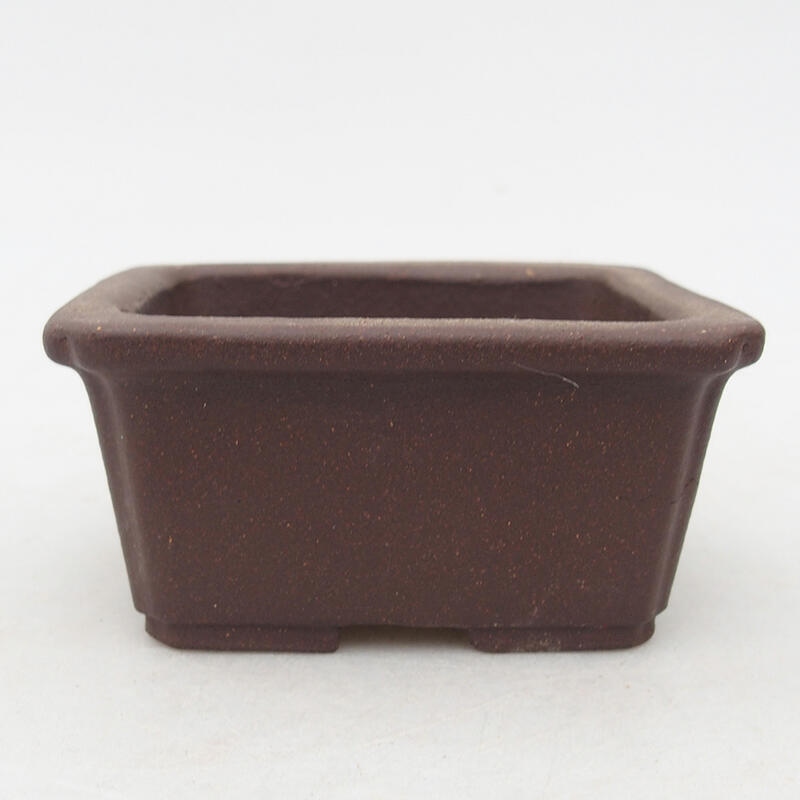 Mini bonsai bowl 7.5 x 6 x 4 cm, color brown