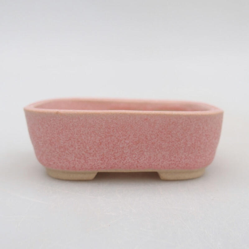 Mini bonsai bowl 7 x 6 x 2.5 cm, color pink