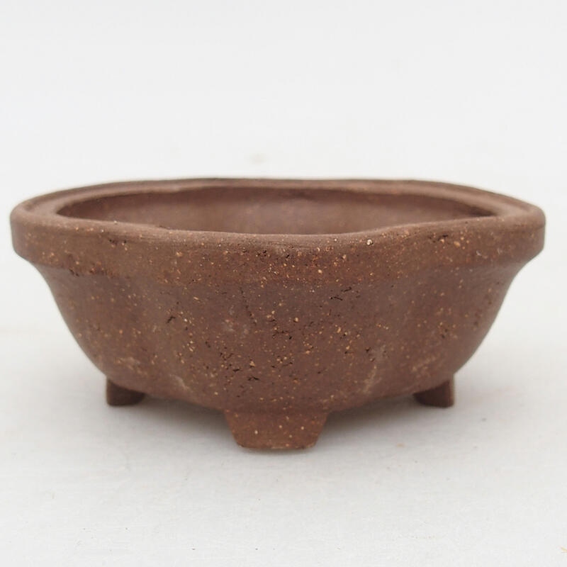 Mini bonsai bowl 7 x 6 x 3 cm, color brown