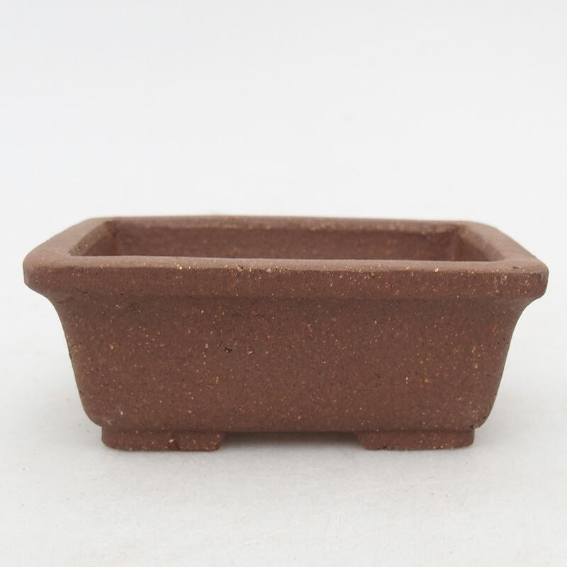 Mini bonsai bowl 8.5 x 5.5 x 2.5 cm, color brown