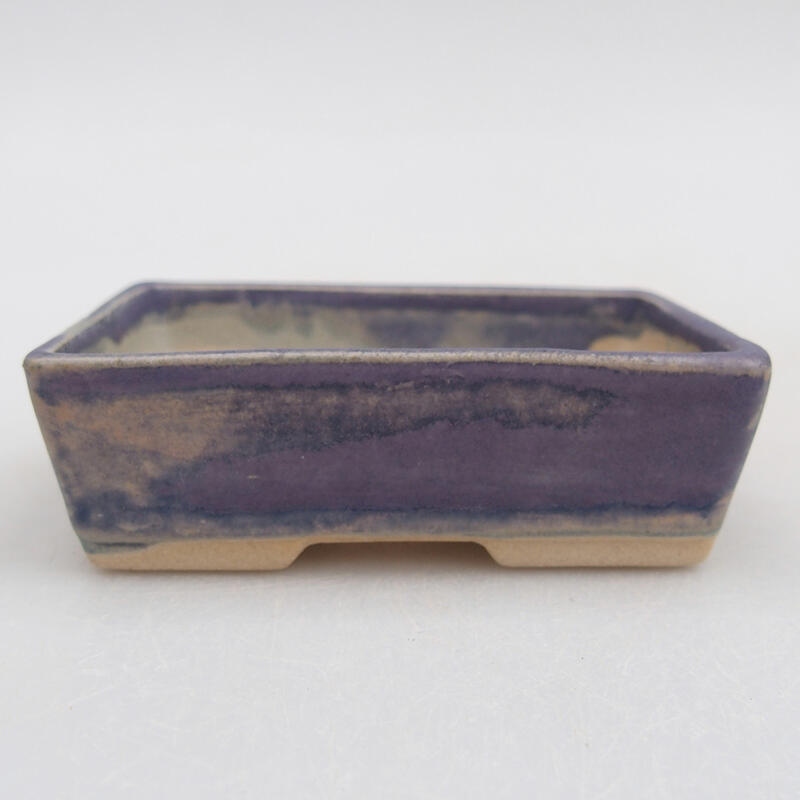 Mini bonsai bowl 8 x 6 x 2.5 cm, color purple