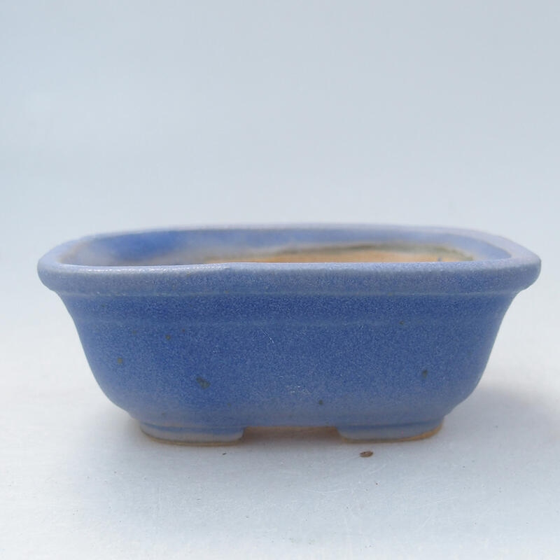 Mini bonsai bowl 8 x 6 x 3 cm, color blue